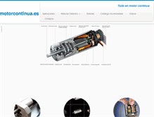 Tablet Screenshot of motorcontinua.es